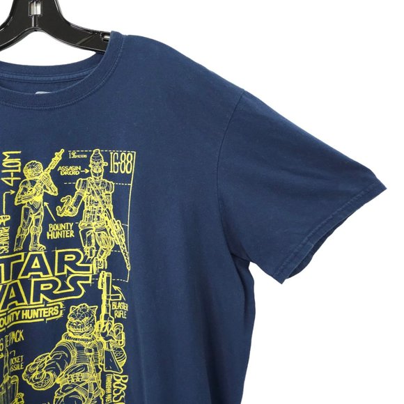 Funko Star Wars Bounty Smugglers Hunters Tee T Shirt Mens Size XL Crewneck Blue - Picture 11 of 15